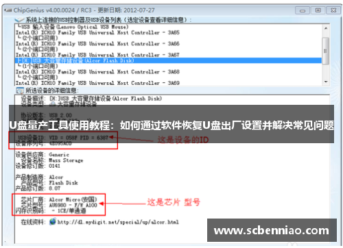 U盘量产工具使用教程：如何通过软件恢复U盘出厂设置并解决常见问题